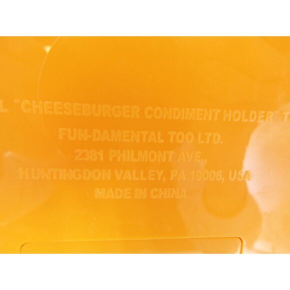 Vintage 1999 The Original Talking Cheeseburger Condiment Holder Tested Works - Picture 12 of 16